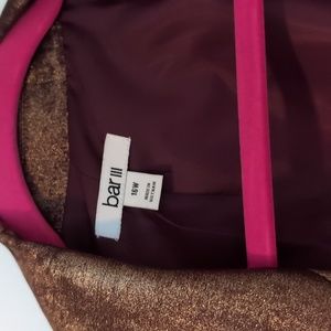 Burgundy/gold blazer